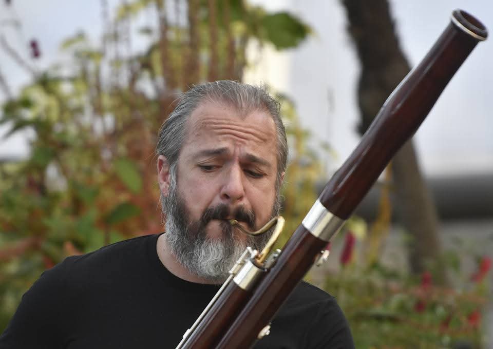 Nicolas Tacchi, portrait au basson